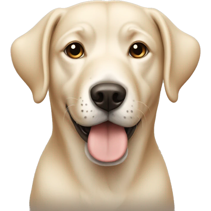 light beige dog  emoji