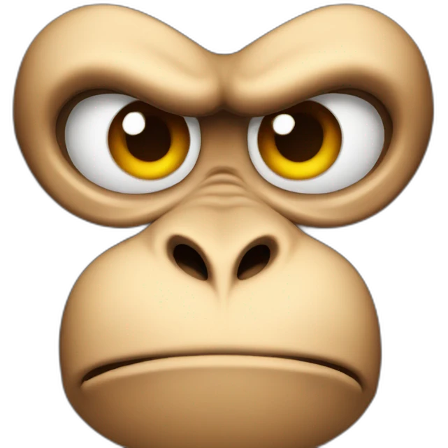 Angry Monkey emoji