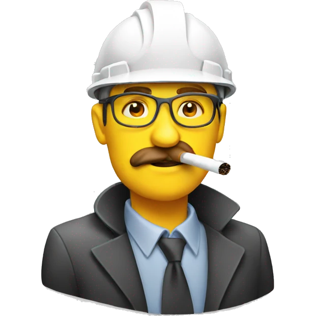 Architect smoking  emoji