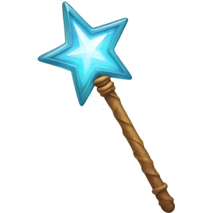 A magical wand emoji
