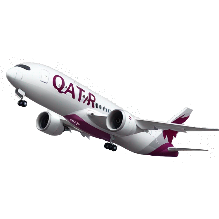 boeing 787 qatar airways emoji