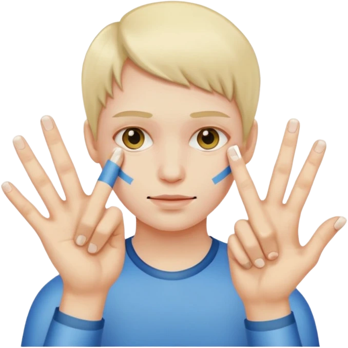 Face with taping fingers  emoji