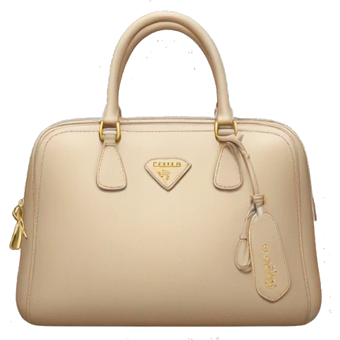 Beige Prada bag emoji