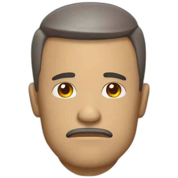 hombre llorando estando en soledad emoji