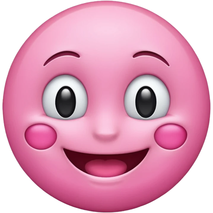 Emoji cute pink emoji