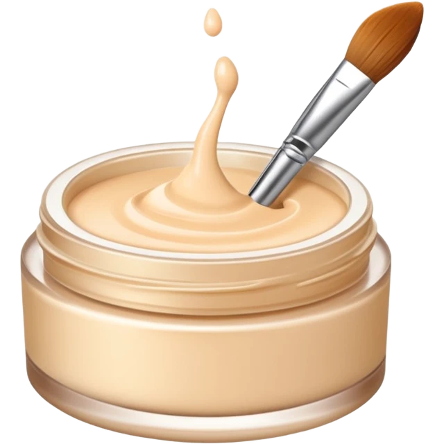 The makeup cream only has a cream form. emoji