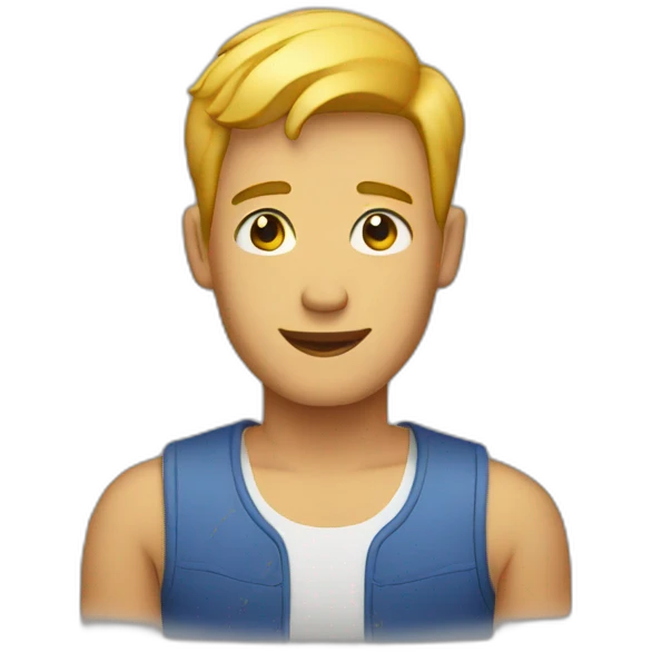 Gay man emoji