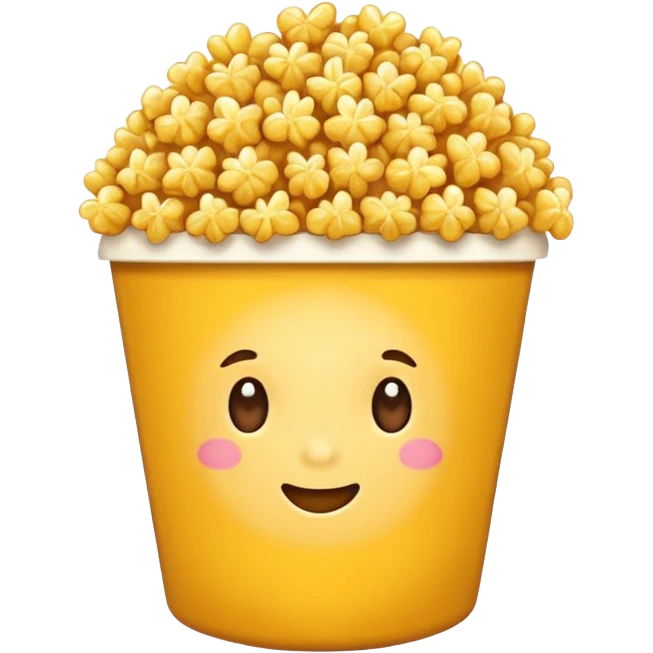 Golden Popcorn. emoji
