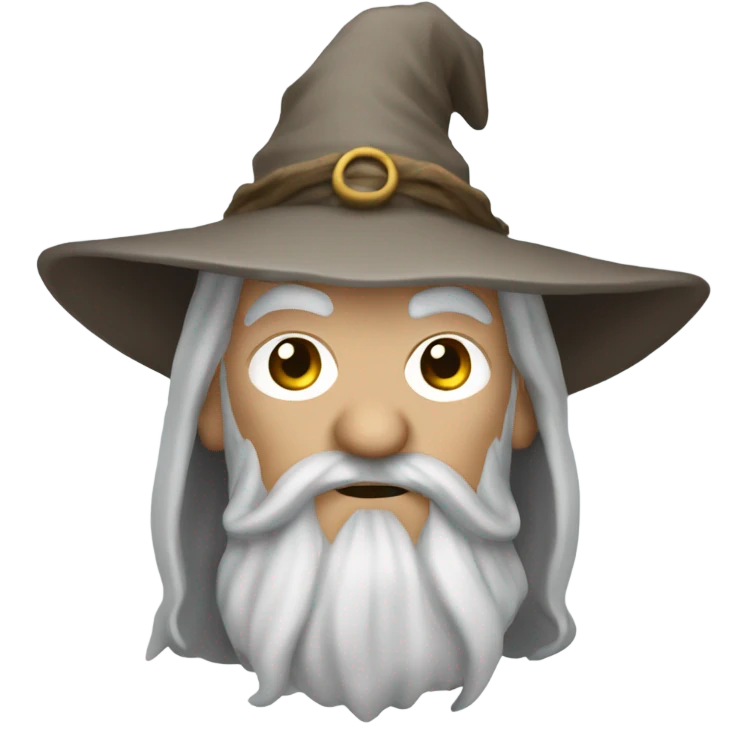 Gandalf sorceror  emoji