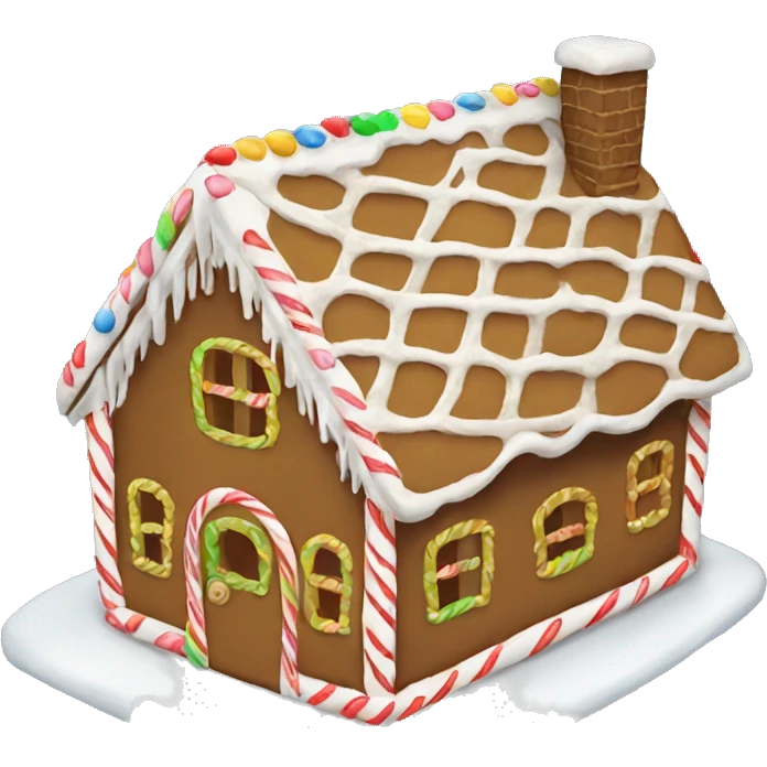 gingerbread house emoji