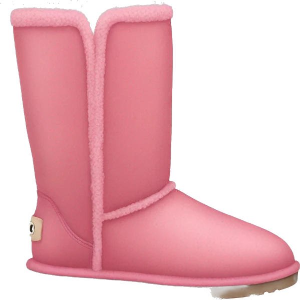 Pink ugg boots emoji