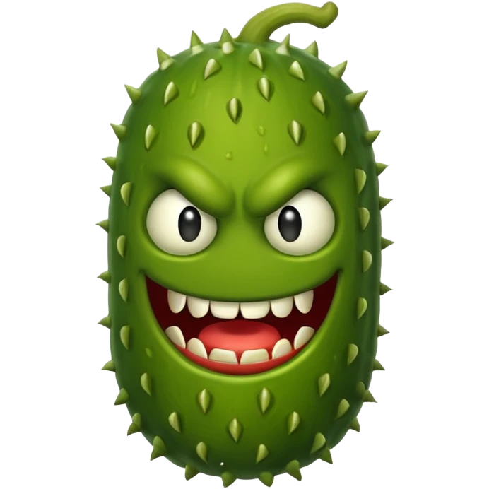 Pickle demon emoji