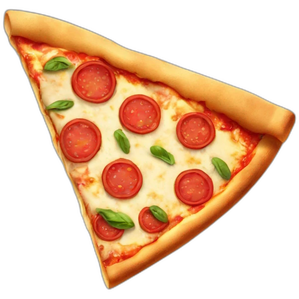 Sagging pizza slice emoji
