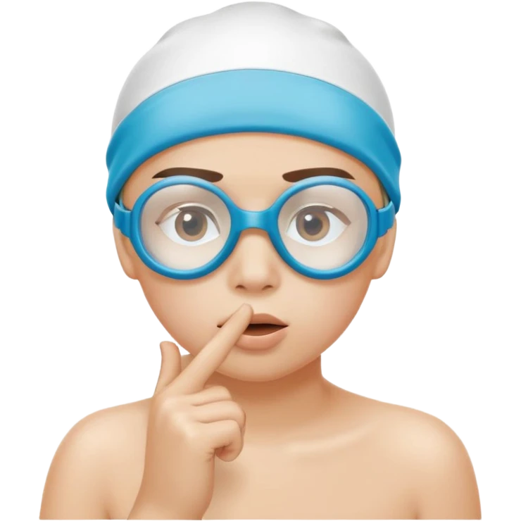 ✉️🤫🏊 emoji