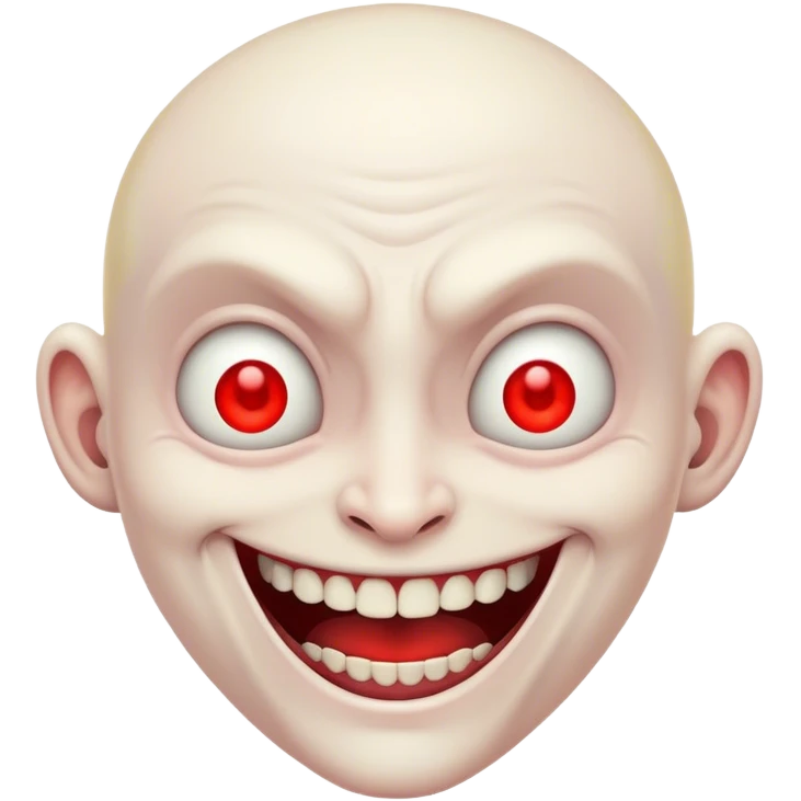Evil smiling face emoji