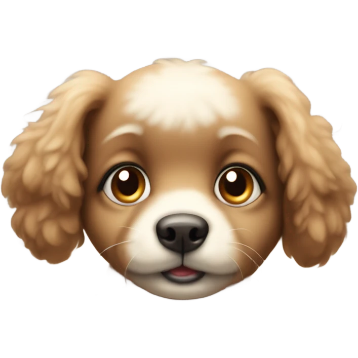 Cute puppy emoji