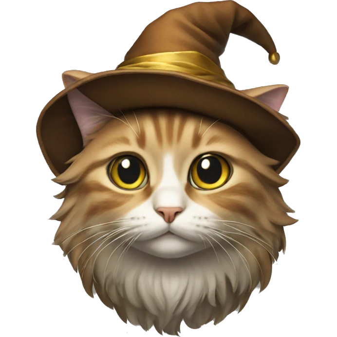 cat with wizardshat emoji