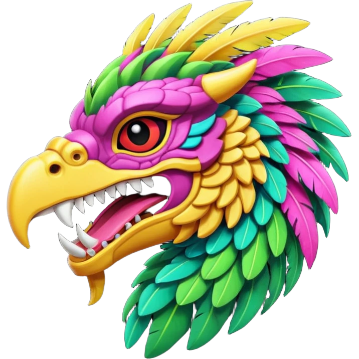 ketzalcoalt colores neon hambriento emoji