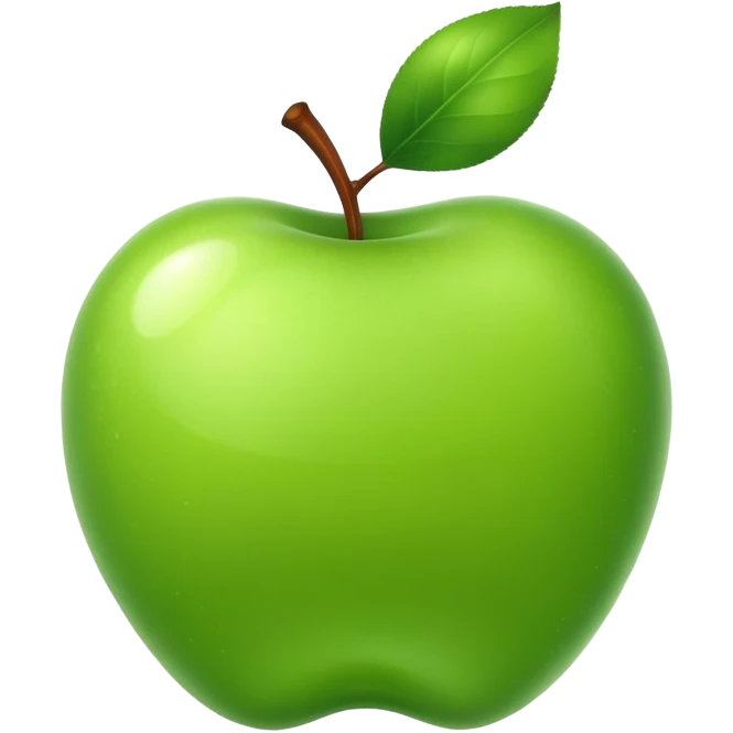green apple emoji