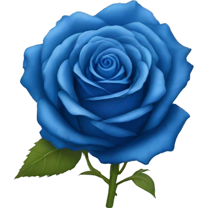 Blue roses emoji