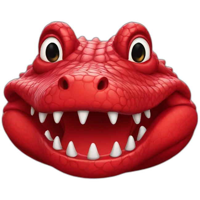 red alligator emoji