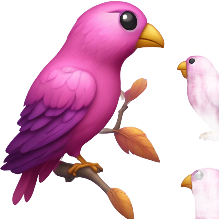 Colas de chapaña rosada emoji