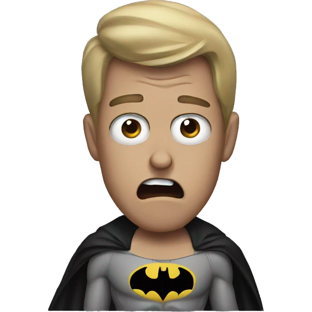 Shocked Batman  emoji