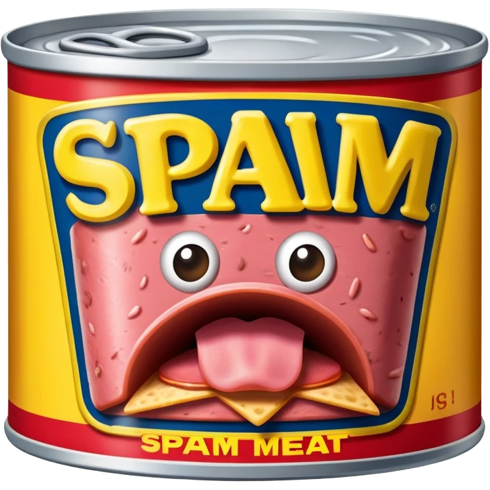 SPAM MEAT scared 🙀  EMOJI  emoji
