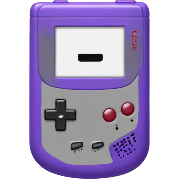 gameboy morada emoji