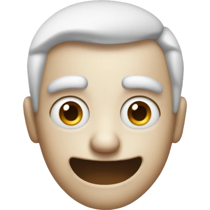 emoji that is half mad half happy emoji