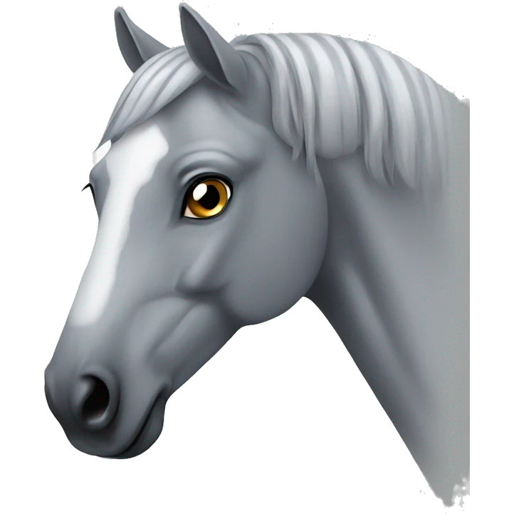 Grey horse emoji