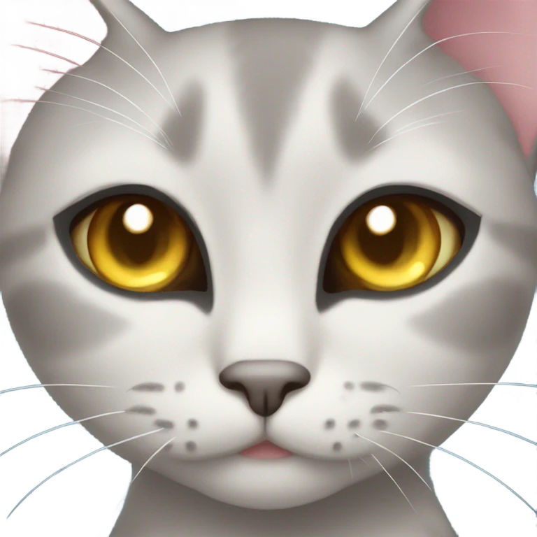Cat with sparkling eyes  emoji