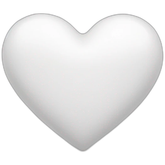 white heart emoji
