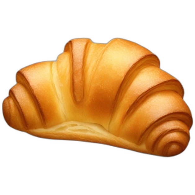 nibbling croissant emoji