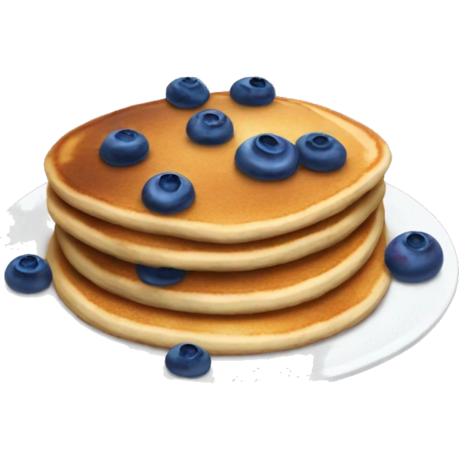 Blueberry pancakes  emoji