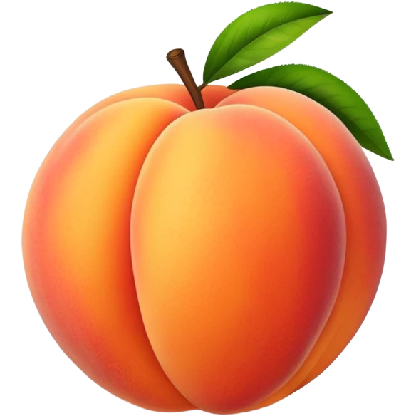 peach fruit emoji