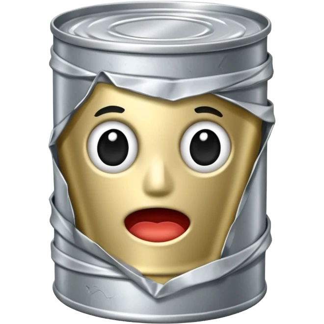 crumpled tin can emoji