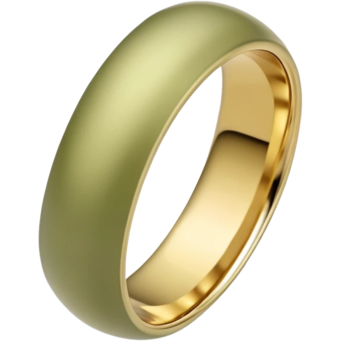 Pale olive wedding ring emoji