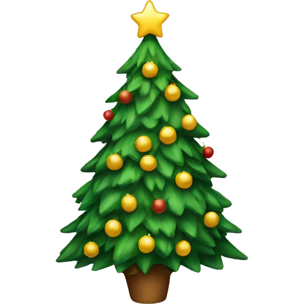 christmas tree emoji