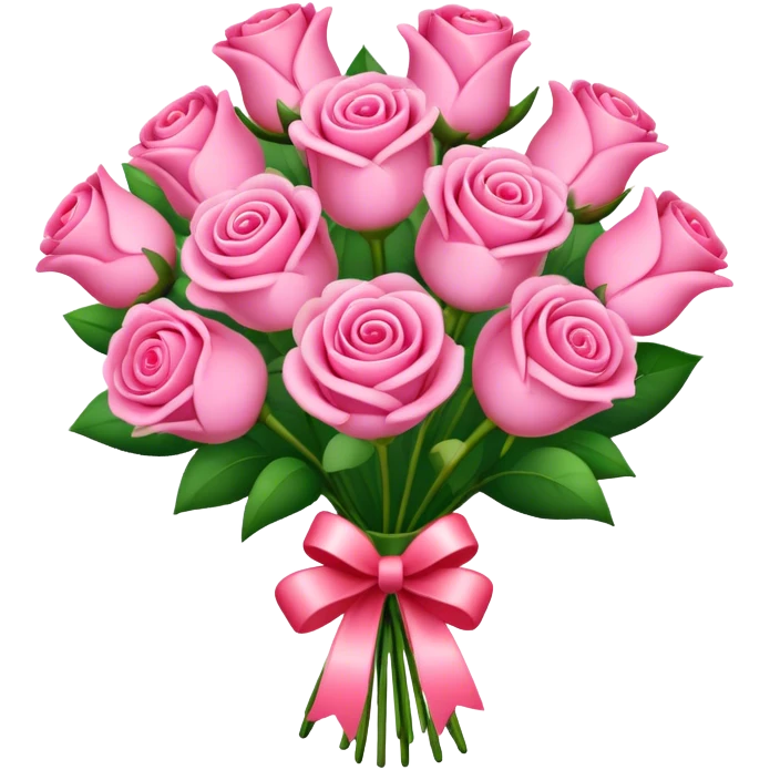 pink valentine bouquet emoji
