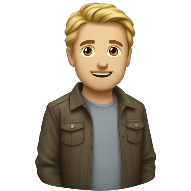 Мишка показывает язык  emoji