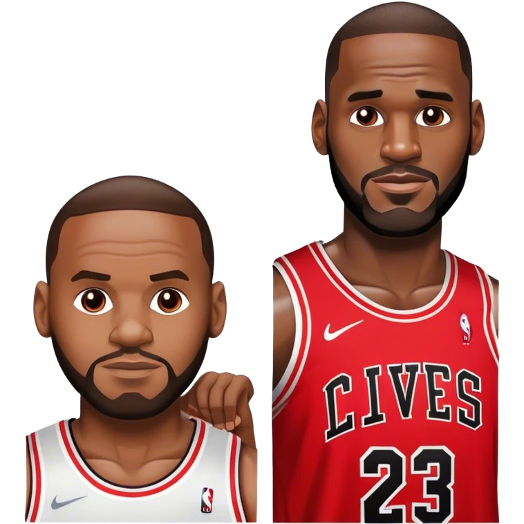 lebron humbling michael jordan emoji