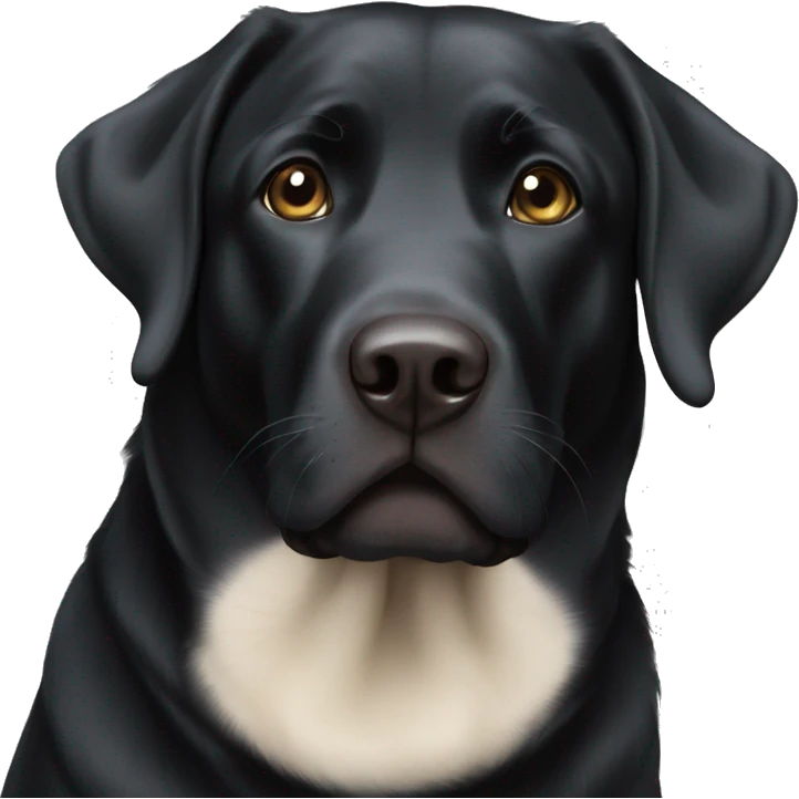 Black Labrador emoji