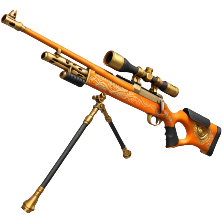 the Dragon lore skin from CSGO on the AWP emoji