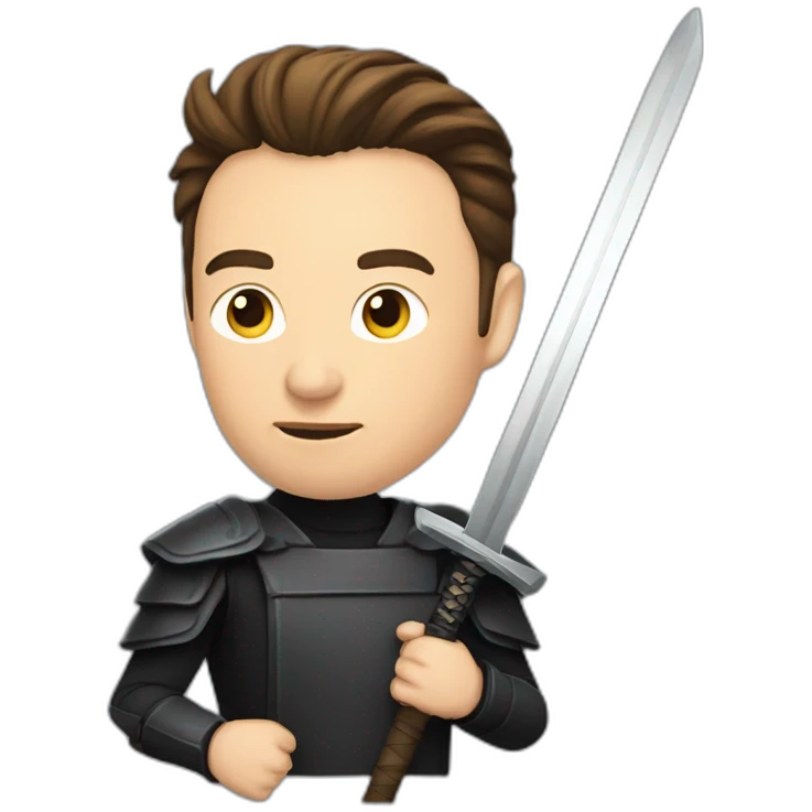 elon-musk-holding-a-katana emoji