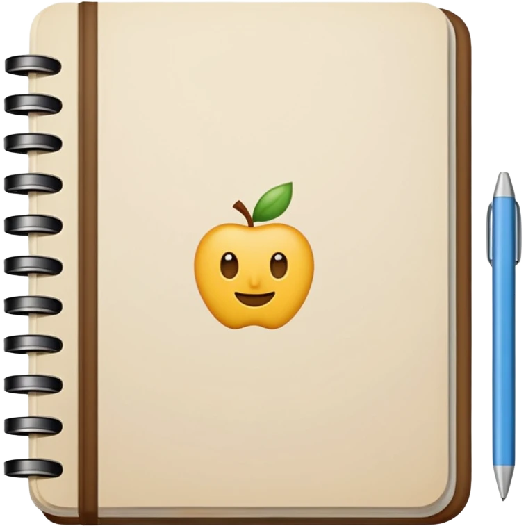 patterned notebook emoji
