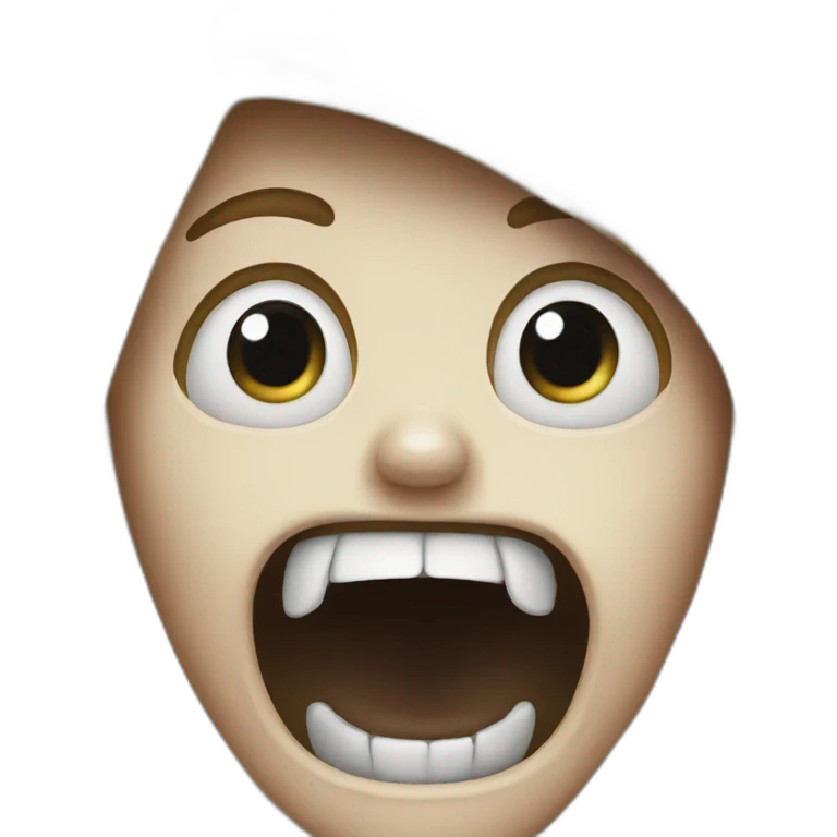Scream emoji