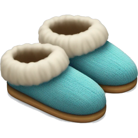 Cozy slippers emoji
