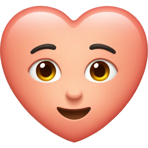 Somon color heart emoji