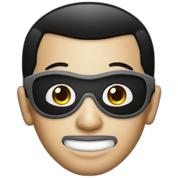 joko widodo with burglar mask emoji